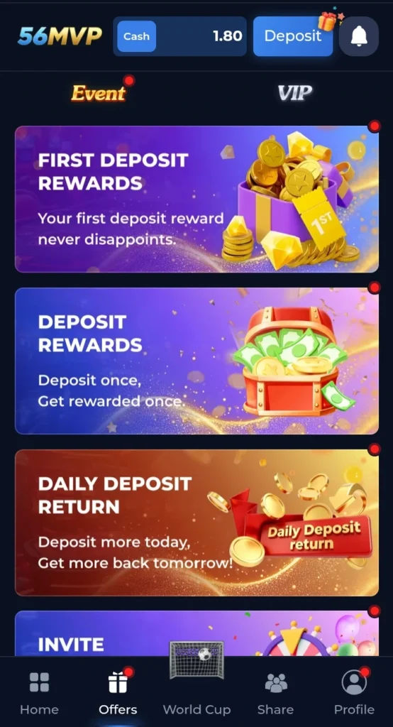 56mvp game events